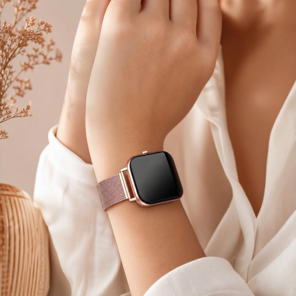 Smartwatch Huellitas puesto en la muñeca